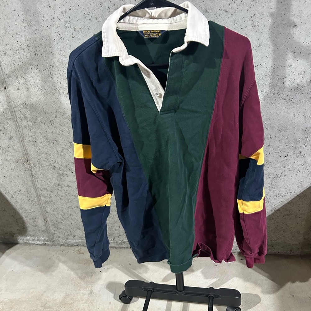 Brooks Brother Quarter Button Up Sweater